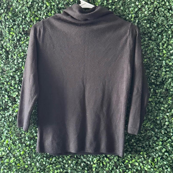 ESPIRT FUNNEL NECK 3/4 Sleeve Sweater - Picture 2 of 4
